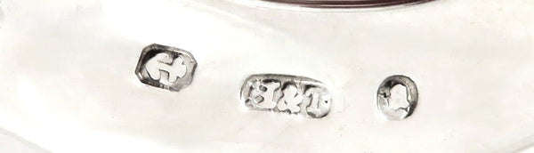 Antique Victorian Sterling Silver Horseshoe Vesta Case 1875
