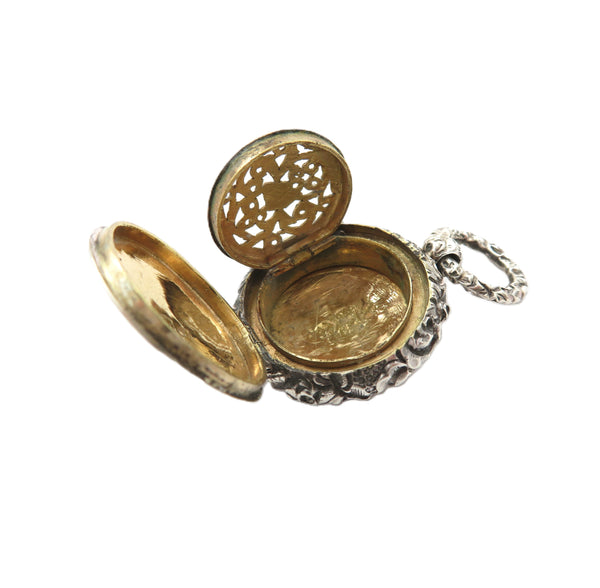 Antique Georgian Sterling Silver Vinaigrette 1821