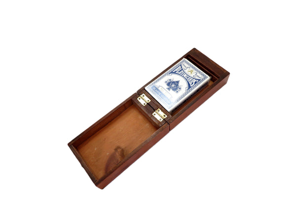 Antique Victorian Inlaid Cribbage Box c1880