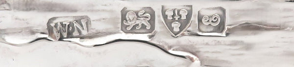 Antique Art Nouveau Sterling Silver 'Kingfisher' Photo Frame 1905