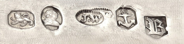 Antique Georgian Sterling Silver 'Port' Label 1825