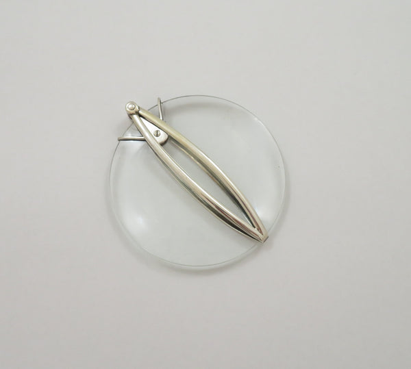 Antique Edwardian Sterling Silver Folding Magnifying Glass 1904