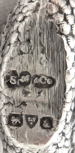 Antique Edwardian Sterling Silver 'Duck' Pin Cushion 1907