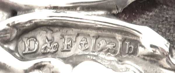 Antique Edwardian Sterling Silver Landscape Photo Frame 1901