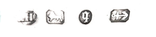 Antique Victorian Sterling Silver Gravy Jug / Sauce Boat 1890