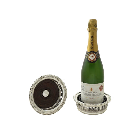 Pair of Vintage Sterling Silver Wine/Champagne Coasters 1968