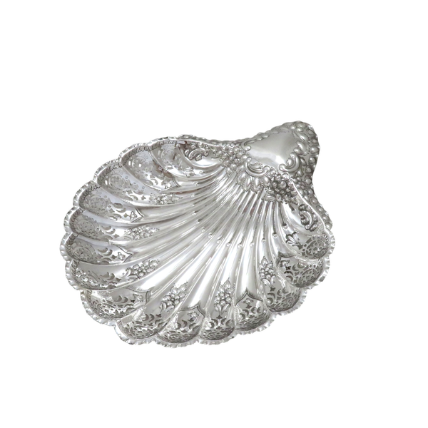 Antique Victorian Sterling Silver 'Strawberry' Dish 1896