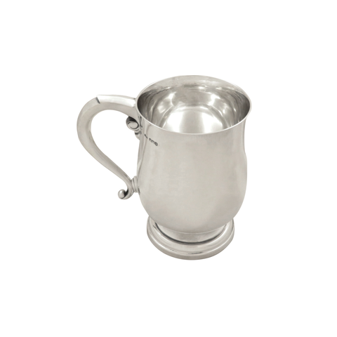 Vintage Sterling Silver Pint Tankard / Mug 1969