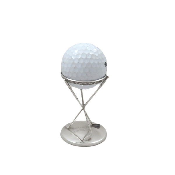Antique George V Sterling Silver Golf Ball Holder / Stand 1926
