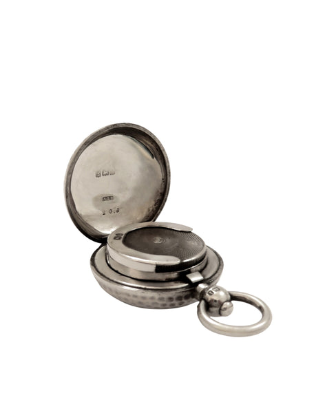 Antique Edwardian Sterling Silver Sovereign Case 1908