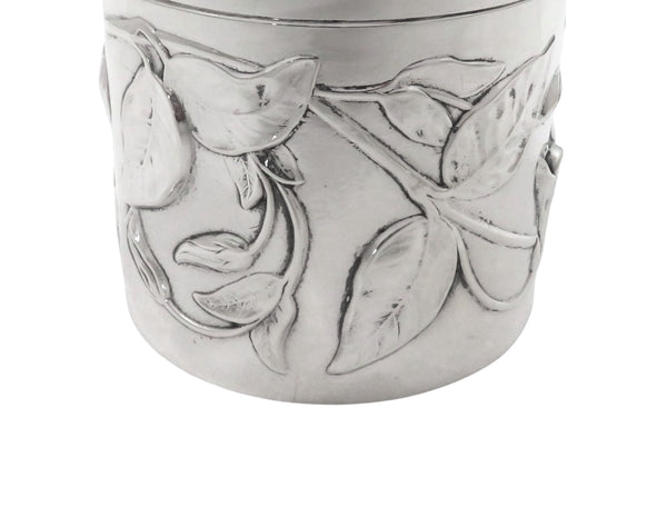 Antique Art Nouveau Sterling Silver Vanity Pot 1921