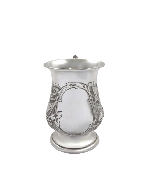 Antique Edwardian Sterling Silver Christening Mug / Tankard 1906