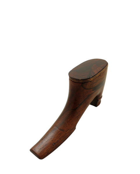 Early 19th Century Rosewood Snuff Shoe c1850