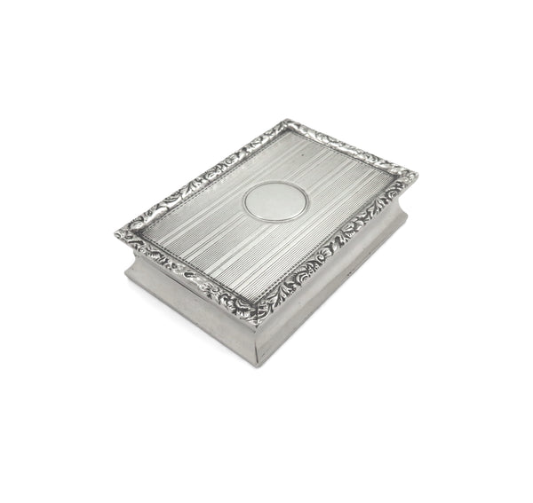 Antique George V Sterling Silver Snuff Box 1920