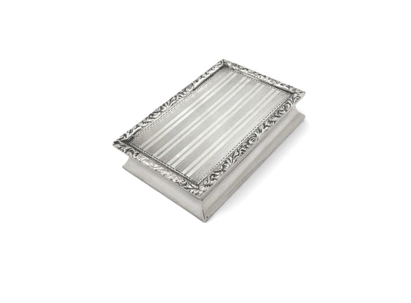Antique George V Sterling Silver Snuff Box 1920