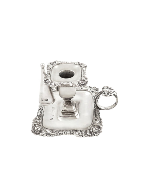 Antique Georgian Sterling Silver Chamberstick 1829