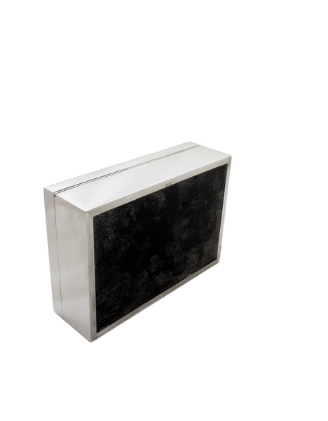 Vintage Sterling Silver Cigarette / Table Box 1971