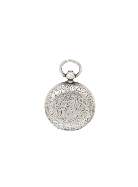 Antique Victorian Sterling Silver Sovereign Case 1900