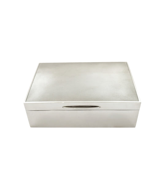 Vintage Sterling Silver Cigarette / Table Box 1971