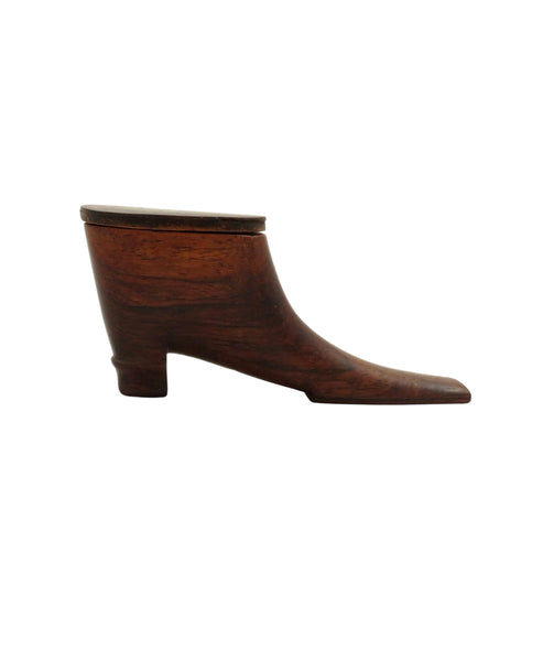 Early 19th Century Rosewood Snuff Shoe c1850