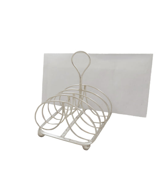 Antique Georgian Sterling Silver Toast Rack 1815