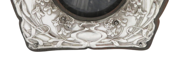 Antique Edwardian Sterling Silver Photo Frame 1903 - Rosemary For Remembrance