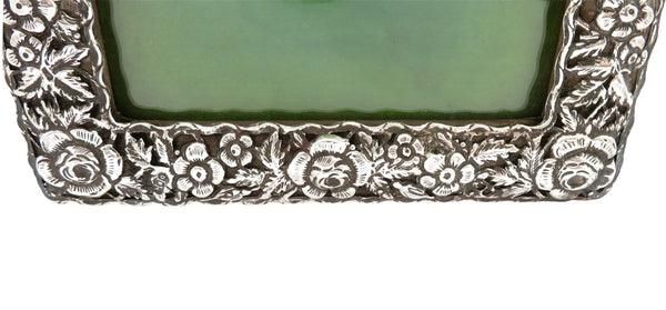 Antique Victorian Sterling Silver 10" Photo Frame 1899