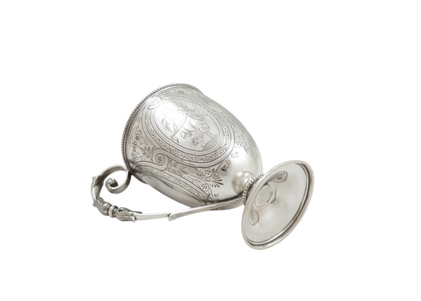 Antique Victorian Sterling Silver Christening Mug - 1869 - Goddess Engravings