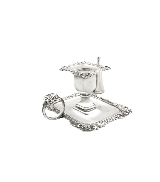 Antique Georgian Sterling Silver Chamberstick 1829