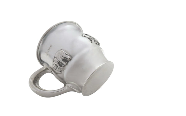 Antique George V Sterling Silver Christening Mug 1926 - Noah's Ark