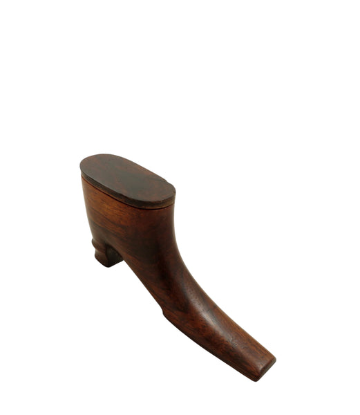 Early 19th Century Rosewood Snuff Shoe c1850
