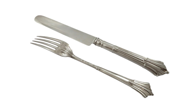 Antique Victorian Sterling Silver 3 Piece Christening Set 1895