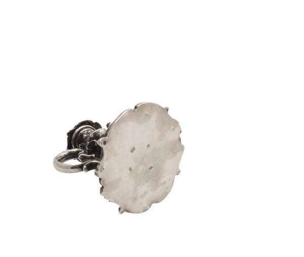 Antique Early Victorian Sterling Silver Chamberstick 1845