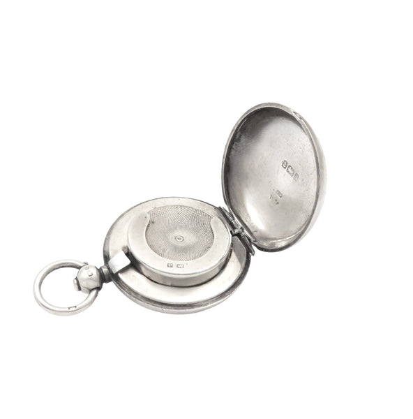 Antique Victorian Sterling Silver Sovereign Case 1900