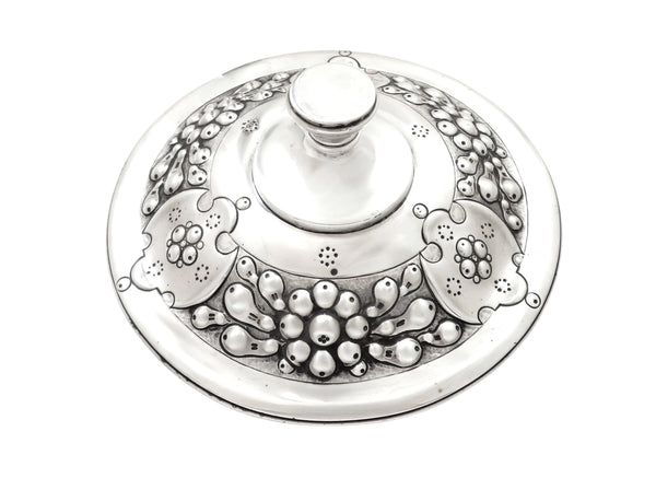 Antique Edwardian Sterling Silver 13" Cup and Cover 1903