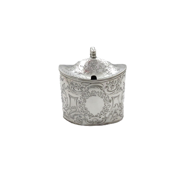 Antique Georgian Sterling Silver Mustard Pot 1798