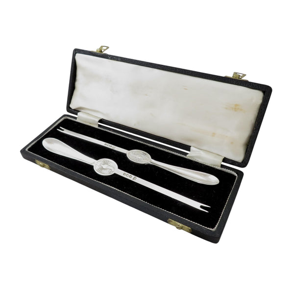 Pair of Vintage Sterling Silver Lobster / Crab Picks 1964