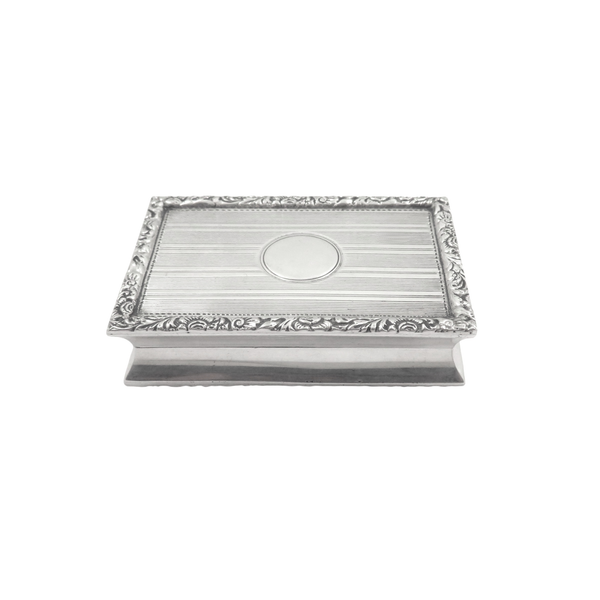 Antique George V Sterling Silver Snuff Box 1920