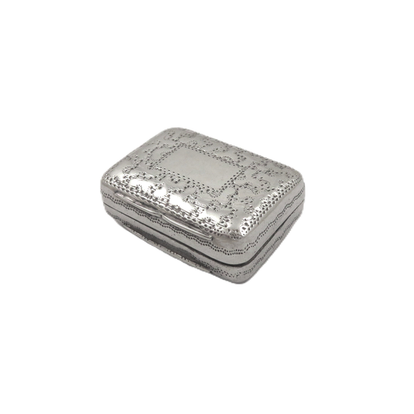 Antique Georgian Sterling Silver Vinaigrette 1824