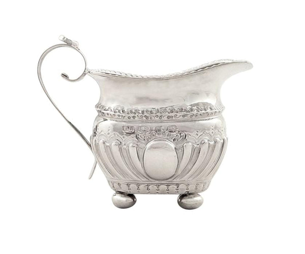 Antique Victorian Sterling Silver 3 Piece Teaset 1888
