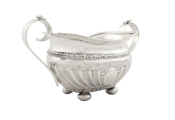 Antique Victorian Sterling Silver 3 Piece Teaset 1888
