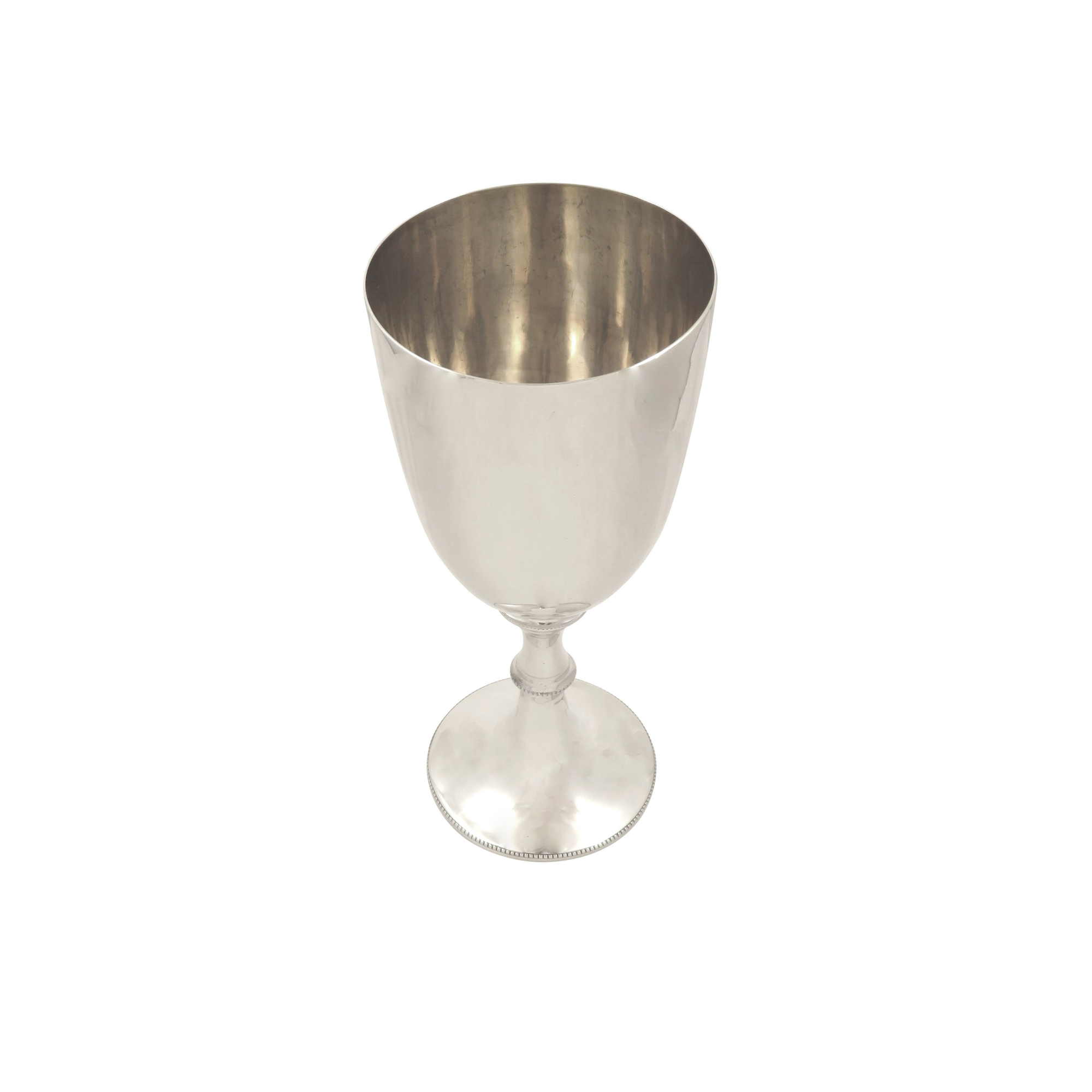 Antique Sterling Silver 9 3/4" Wine Goblet 1911