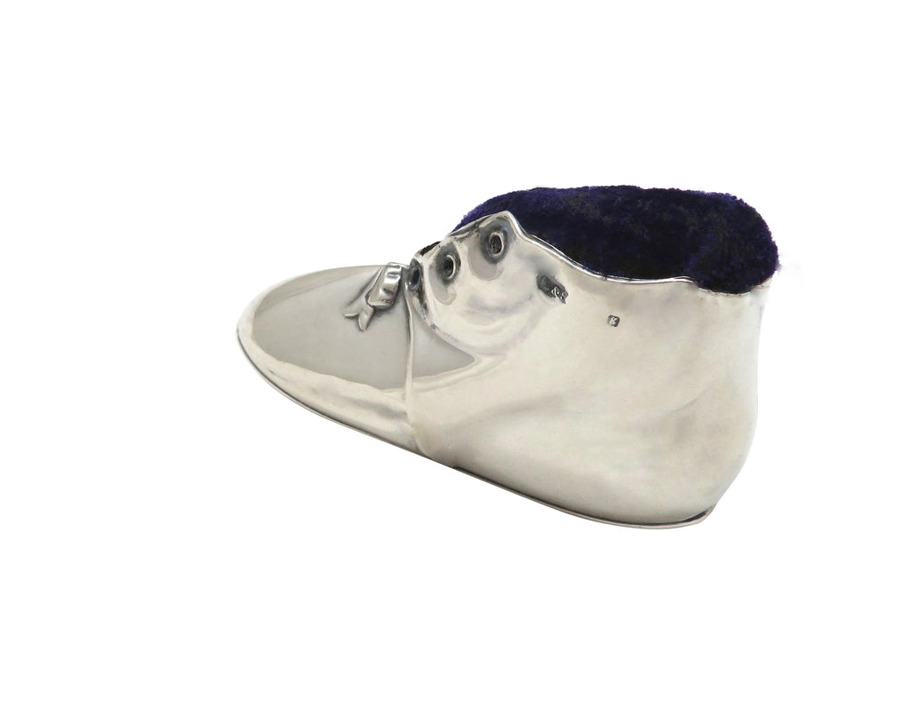 Silver online boot shoes