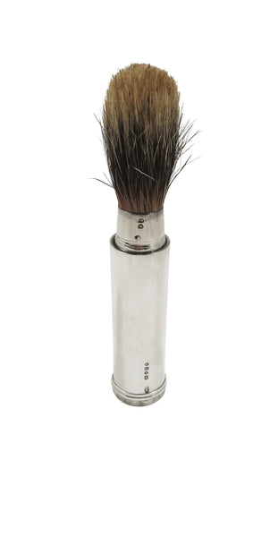 Antique Victorian Sterling Silver Travelling Shaving Brush 1854