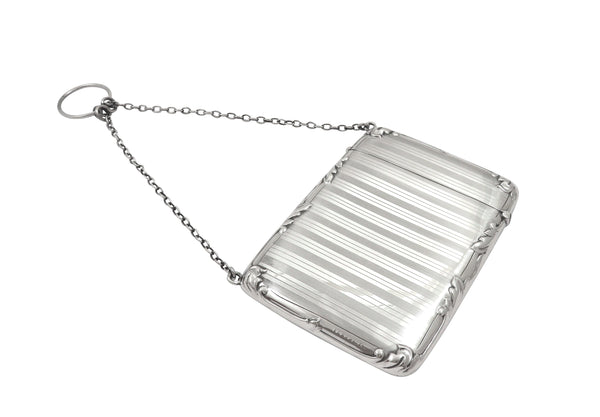 Antique Sterling Silver Calling Card Case 1912