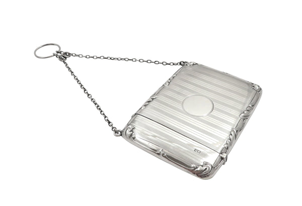 Antique Sterling Silver Calling Card Case 1912