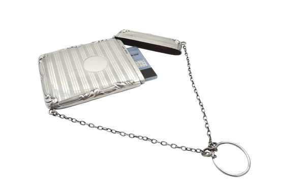 Antique Sterling Silver Calling Card Case 1912