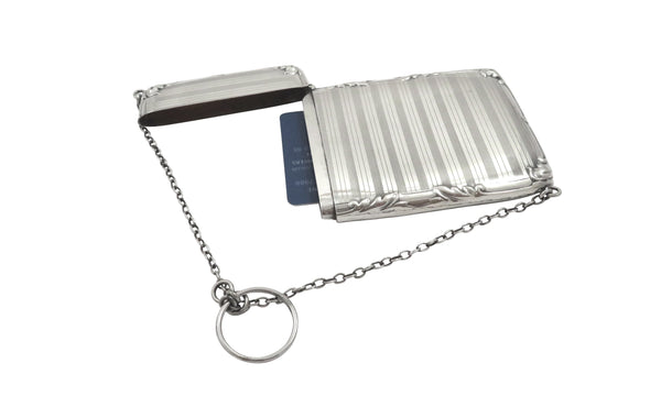 Antique Sterling Silver Calling Card Case 1912