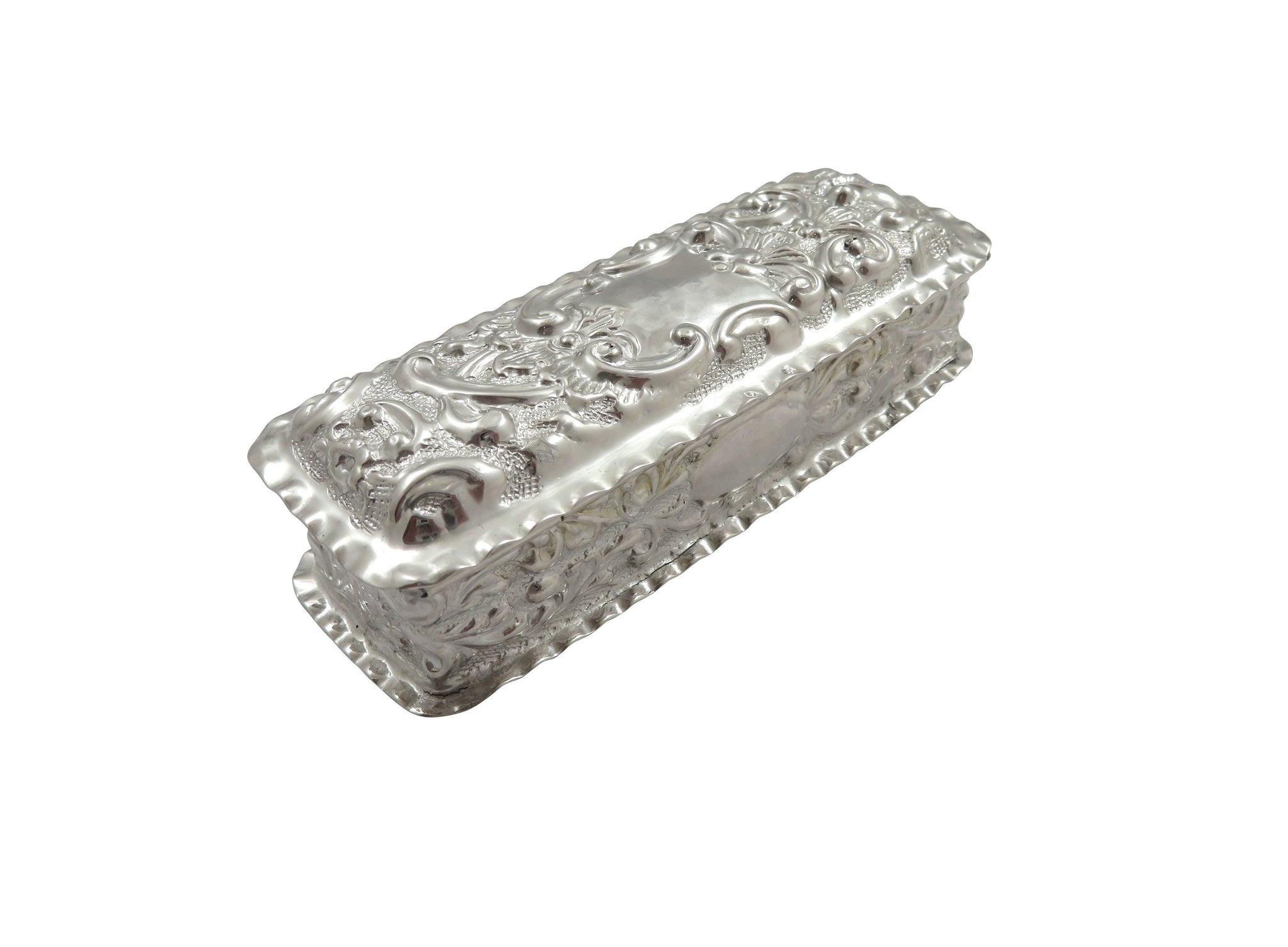 Sterling silver trinket box deals