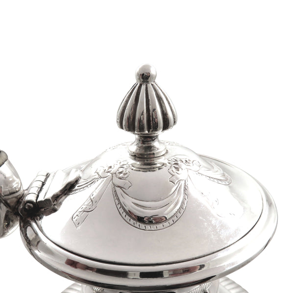 Antique Victorian Sterling Silver Coffee Pot 1881